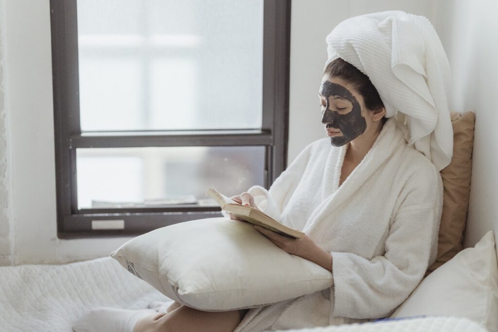 photo d'un masque pour visage pour préparer sa peau avant son mariage