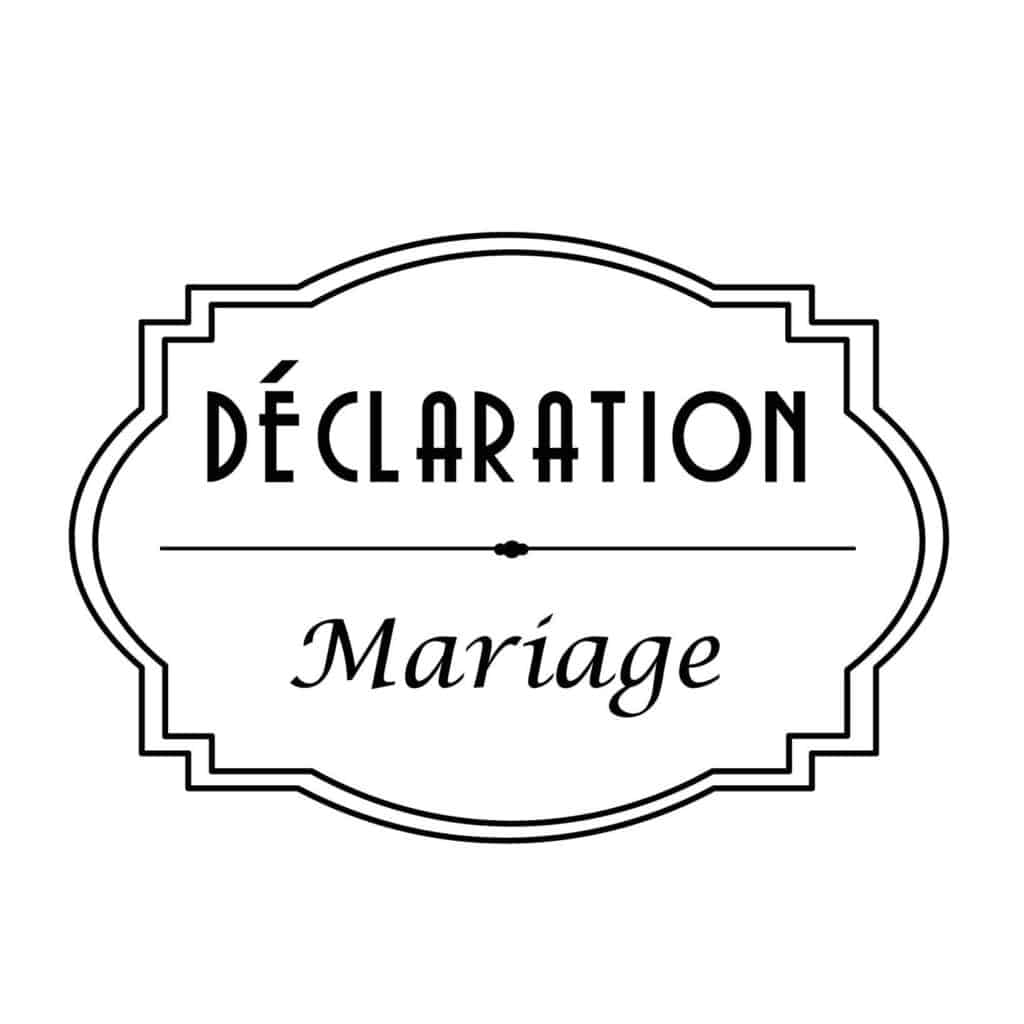 logo declaration mariage