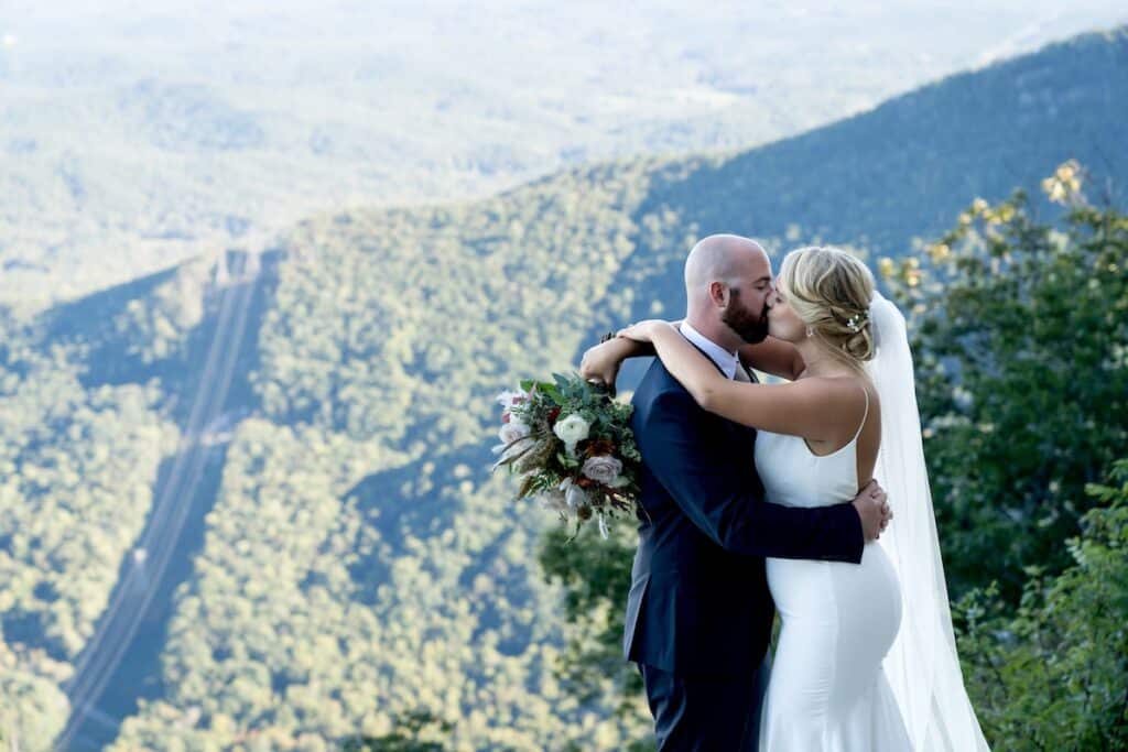photo ceremonie mariage lieu : montagne