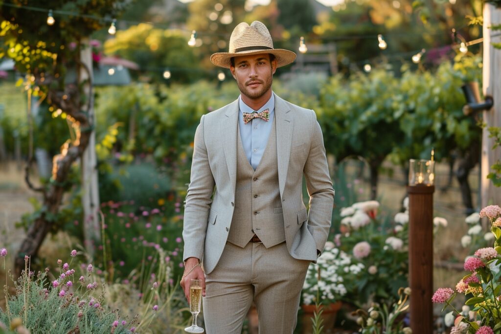 Comment choisir les parfaits habits guinguette homme pour un mariage élégant et décontracté