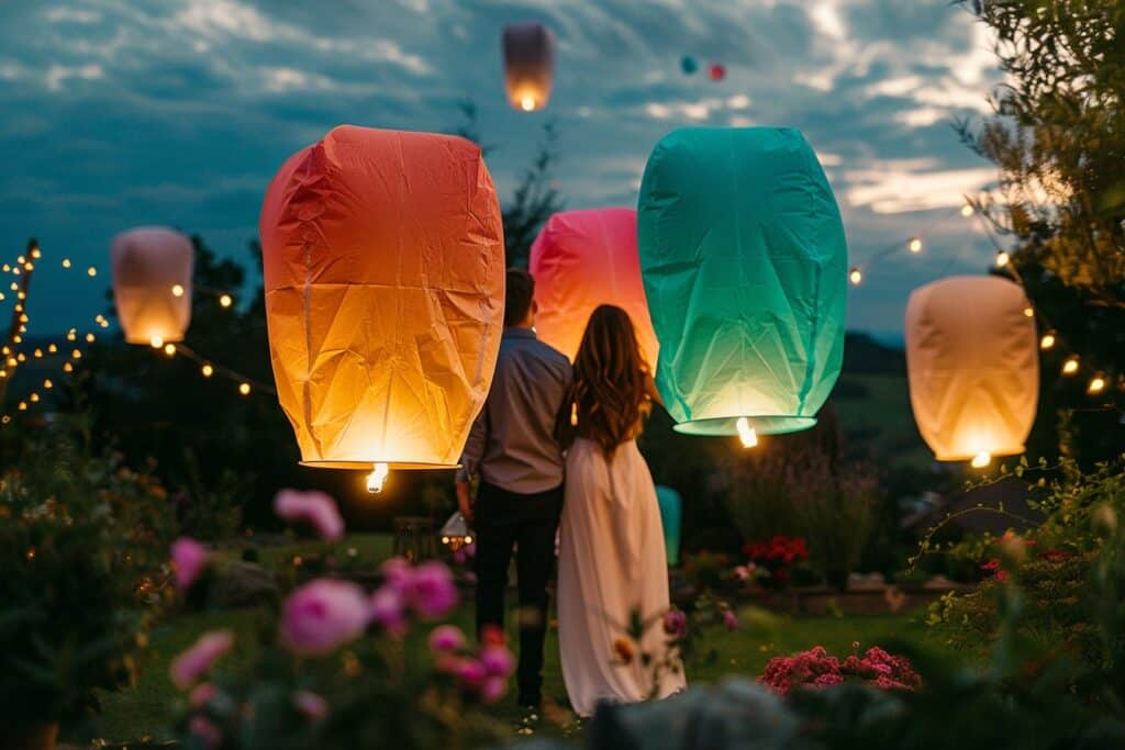Comment organiser un lâcher de lanternes pour un mariage féérique et inoubliable