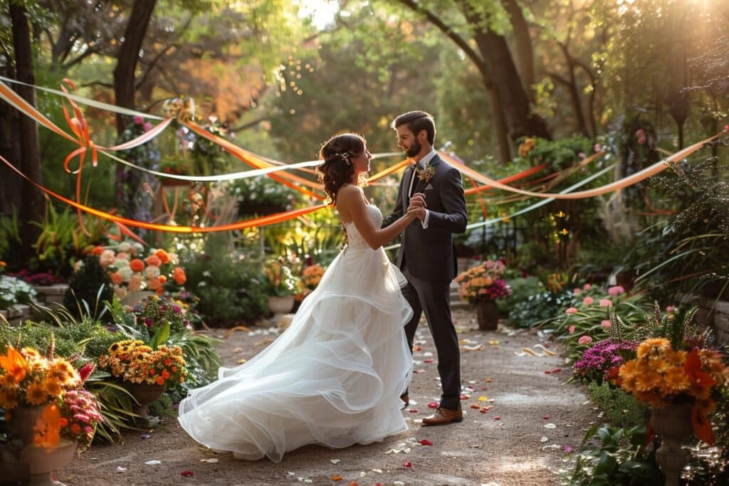 Danse des rubans mariage : une tradition charmante pour un moment inoubliable