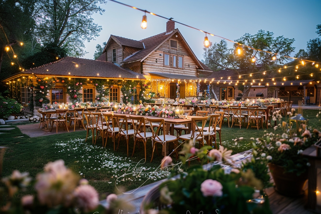 Déco salle mariage champêtre : inspirez-vous pour un décor bucolique et tendance