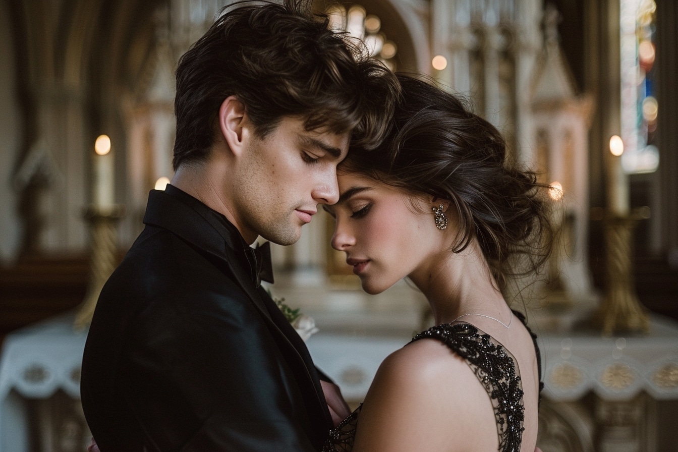 Histoire et tradition du mariage en noir