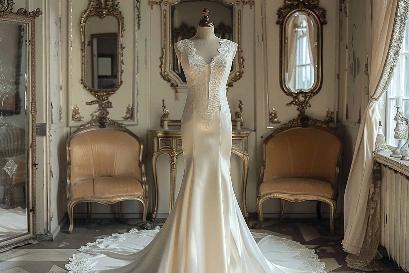 Les caractéristiques des robes de mariée des années 30