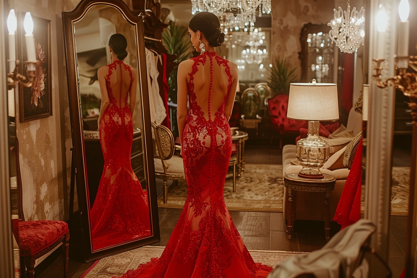 Les erreurs à éviter avec une robe rouge pour un mariage