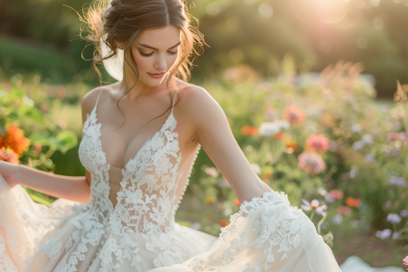 Que mettre au-dessus d’une robe de mariée : élégance et tendance en 2024