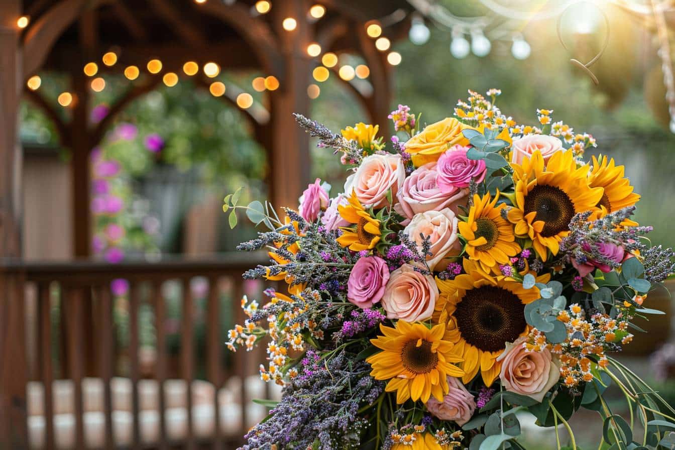 Associer des fleurs de saison à des éléments décoratifs pour un effet wow