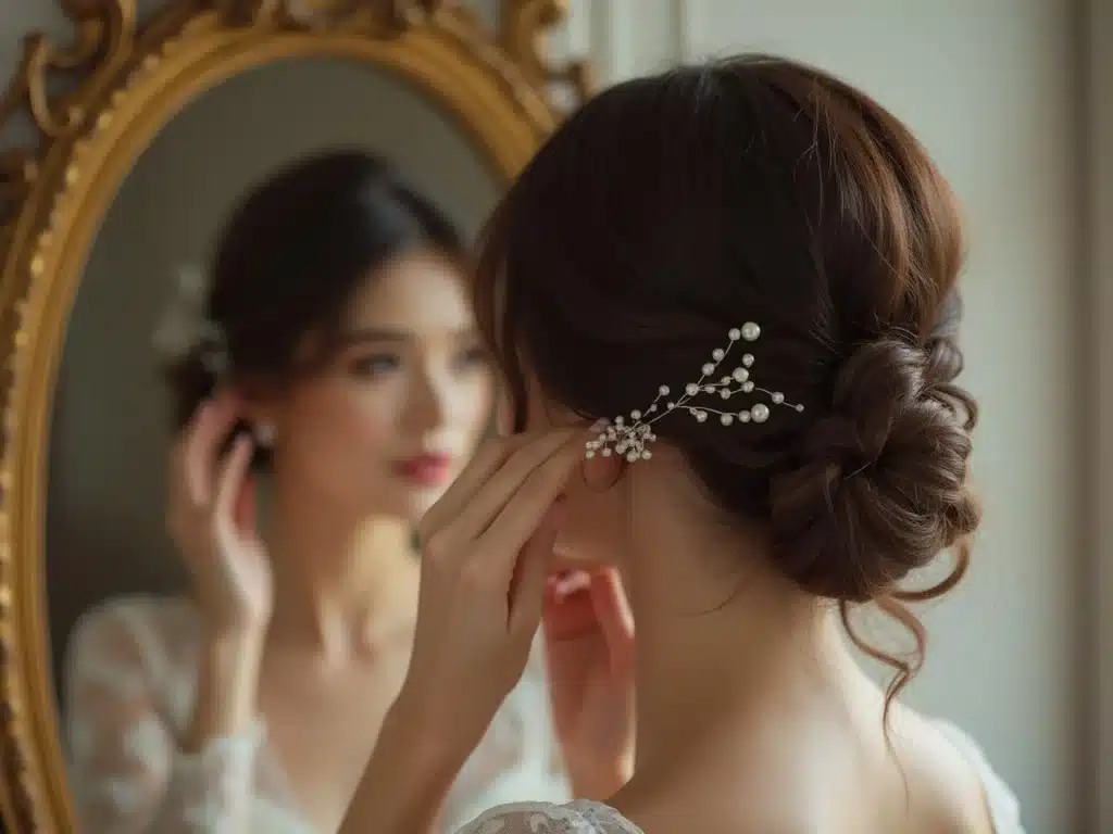 Photo chignon-mariage-glamour-idees-astuces