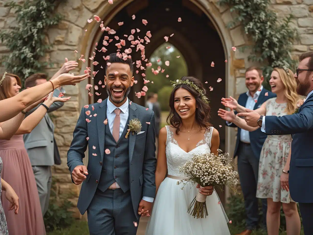 Photo eglantine-fleur-sauvage-porte-bonheur-mariage