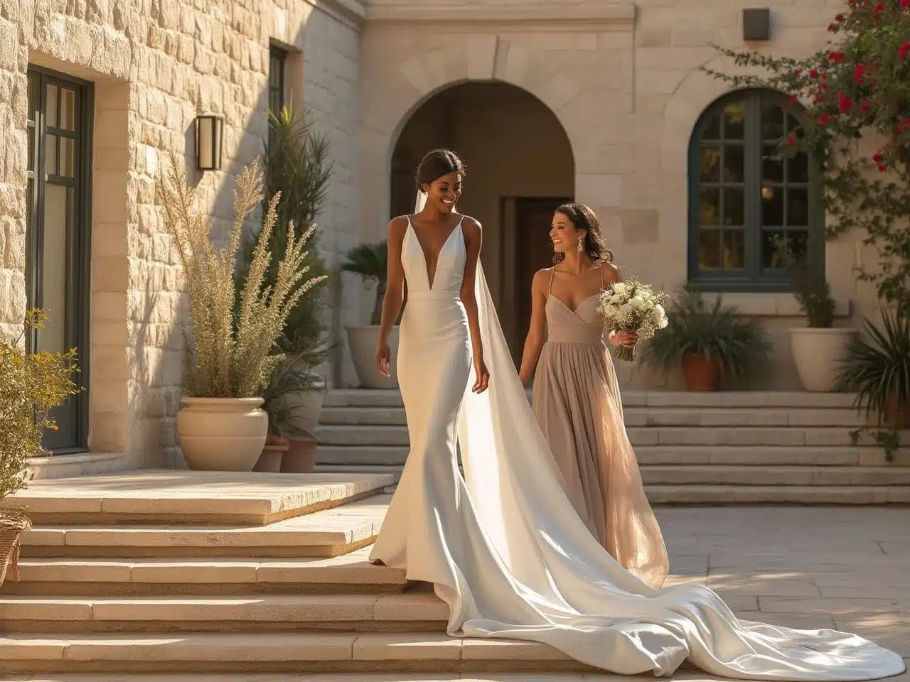 Photo robe-sirene-mariage-glamour-silhouette