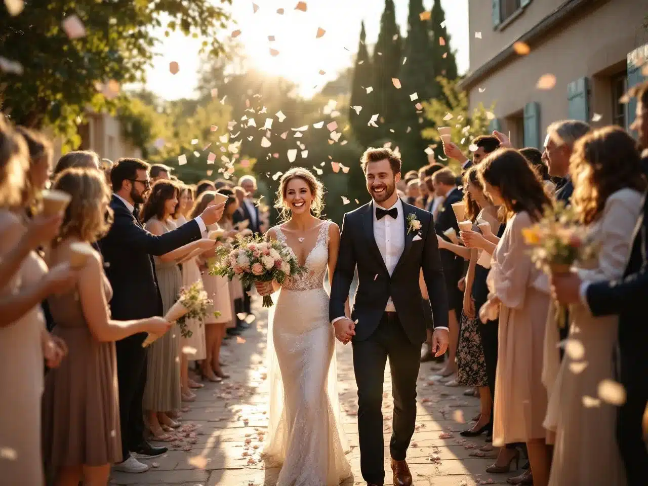 Photo cornets-confettis-mariage