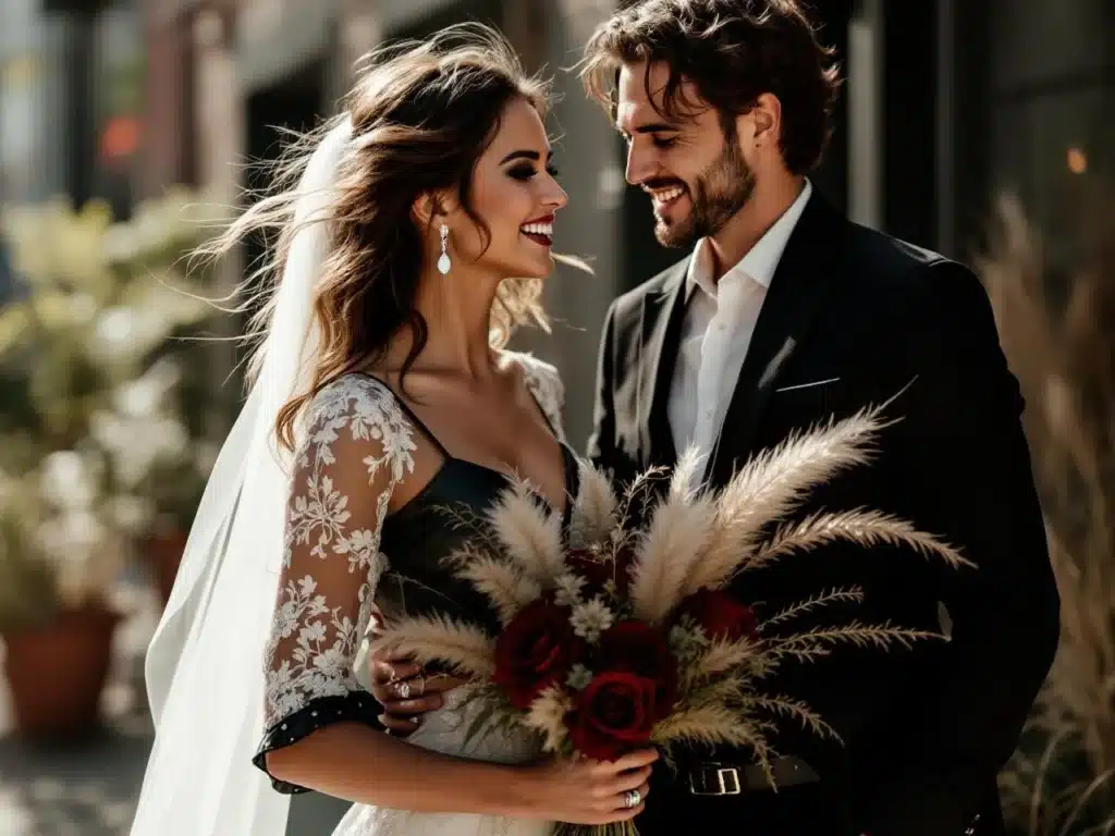 Photo look-rock-mariage-style