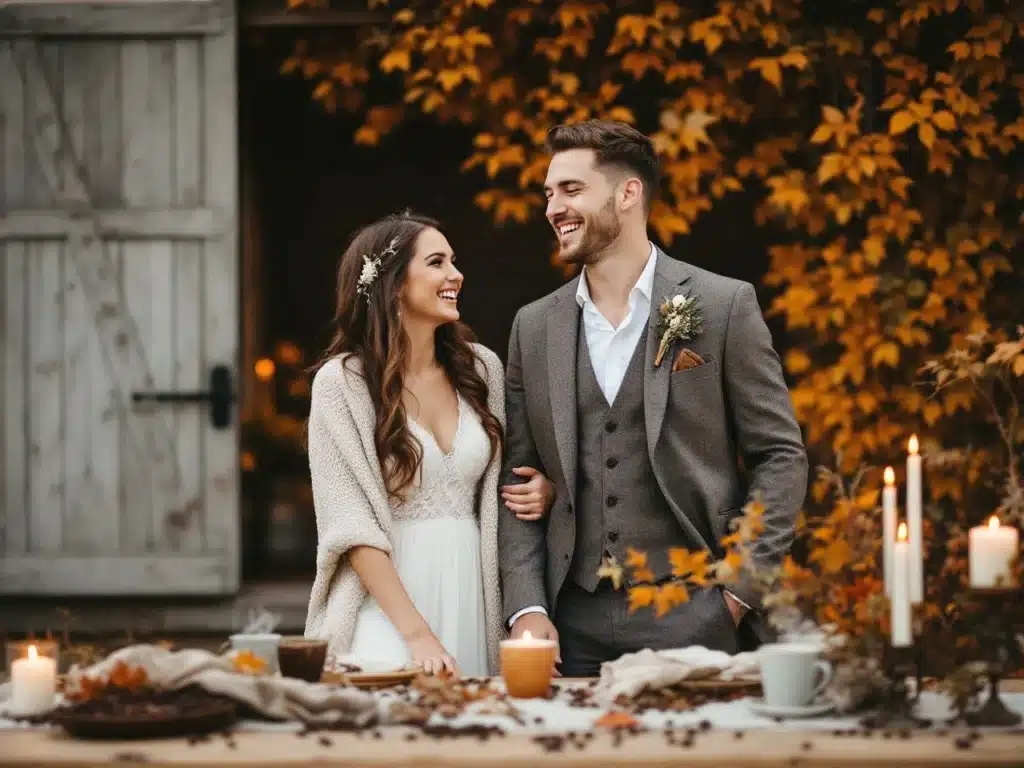 Photo mariage-automne-cafe-deco