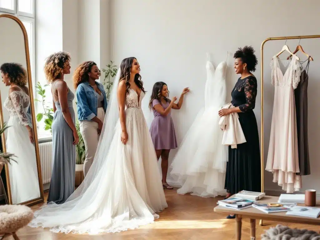 Photo robes-ceremonie-mariage-elegante