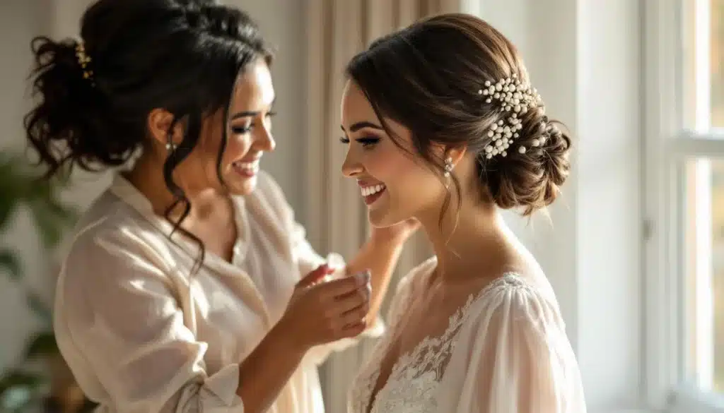 Photo coiffure-cote-mariage-chic