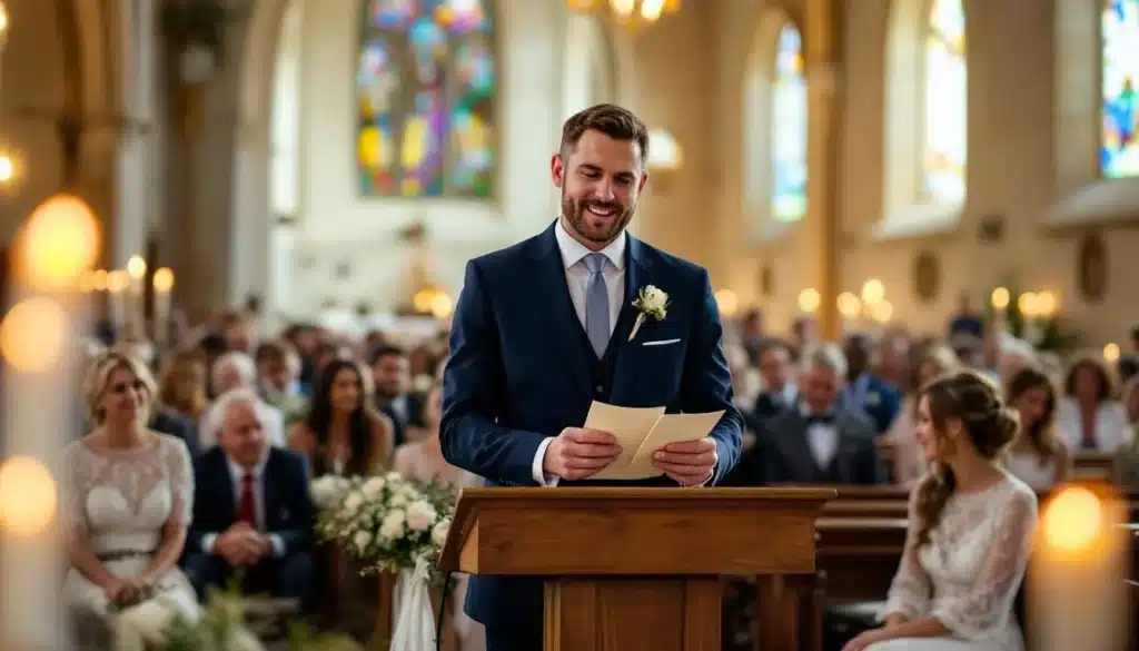 Photo discours-mariage-eglise