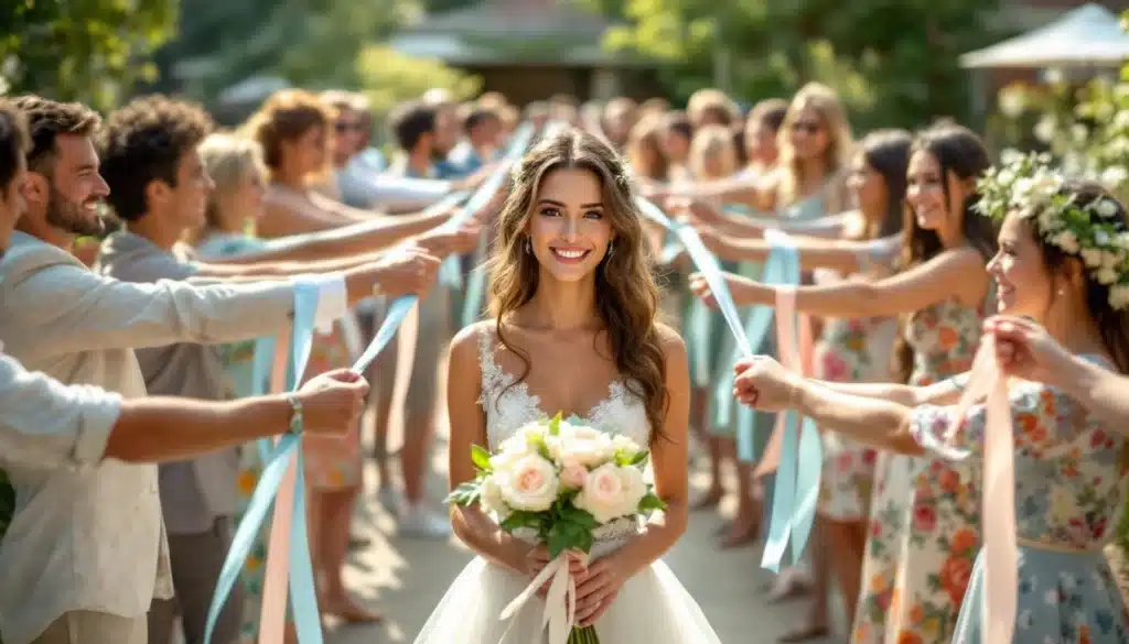 Photo jeu-ruban-mariee-animation-reception