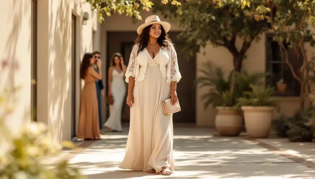 Photo tenue-femme-ronde-elegante