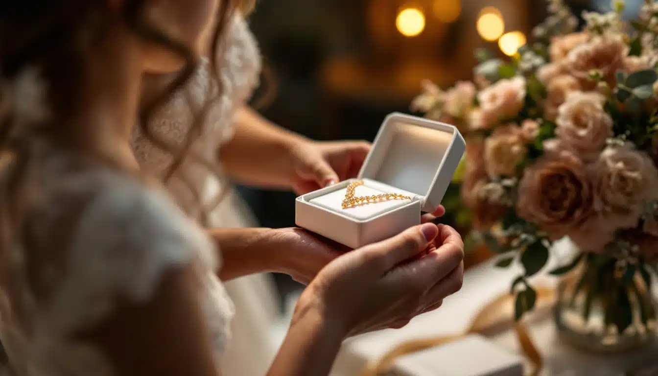 bijou pour le mariage de sa fille