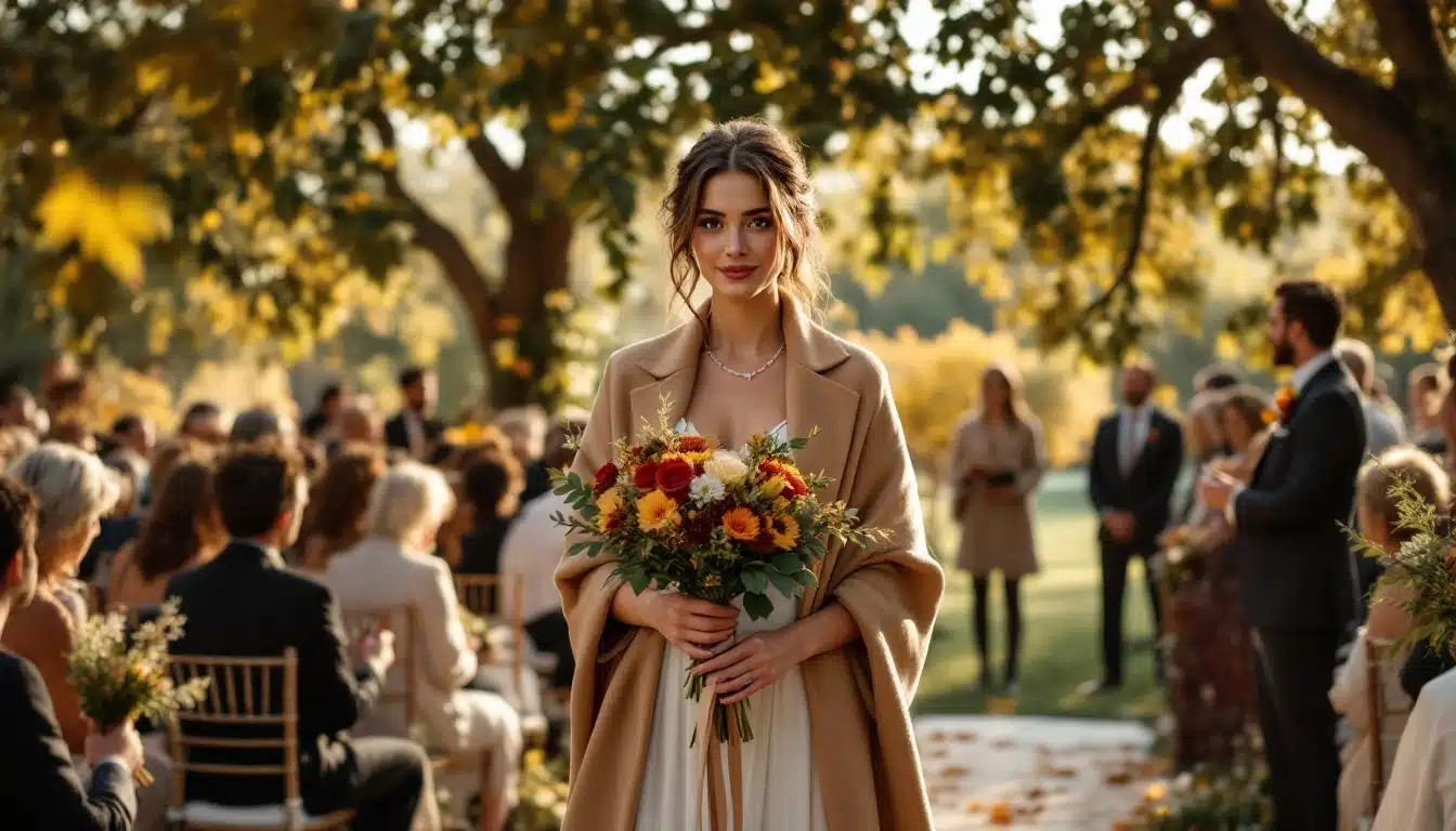 mariage automne rester elegante chaud
